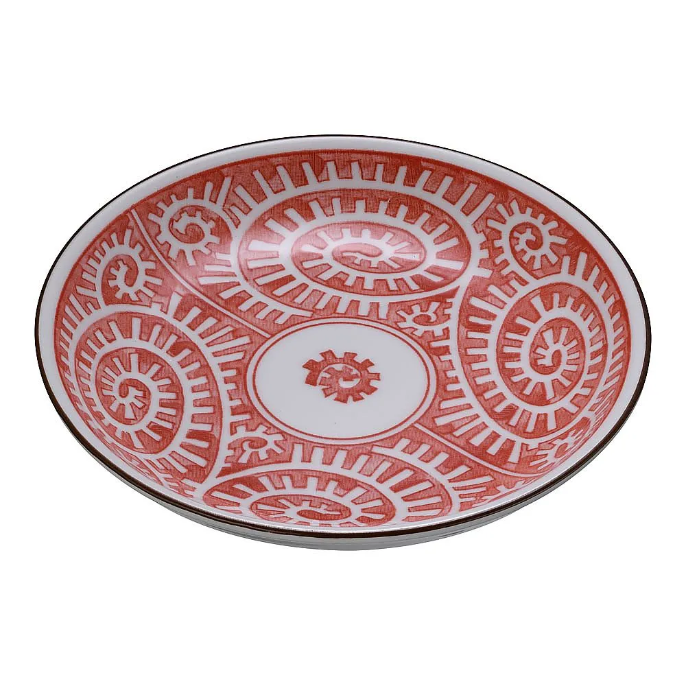 62-6841-22　Vermilion Octopus 4-Sized Plate T03-105