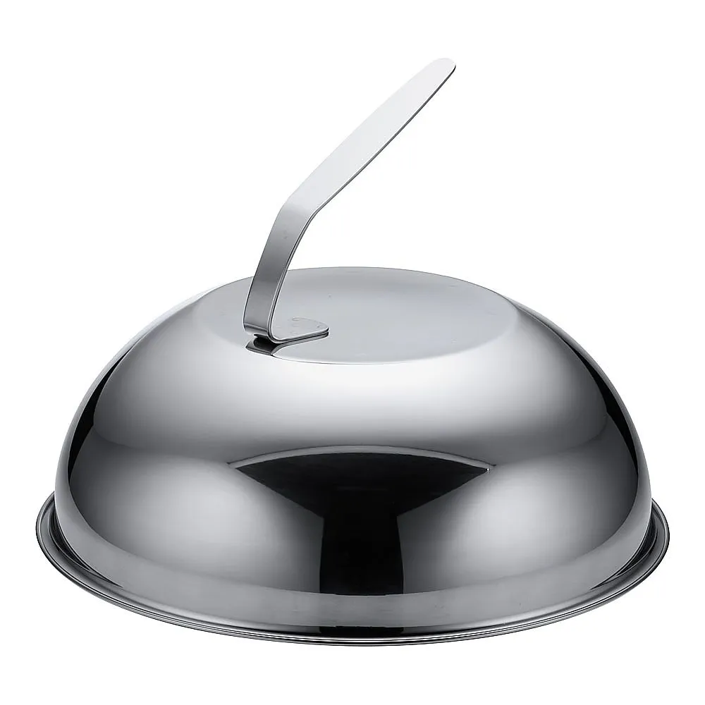 62-6732-07　18-8 Steak Cover Round 27 cm