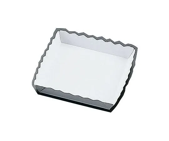 62-6583-47　Pan Tray Corrugated White (100 Sheets) Small　184902