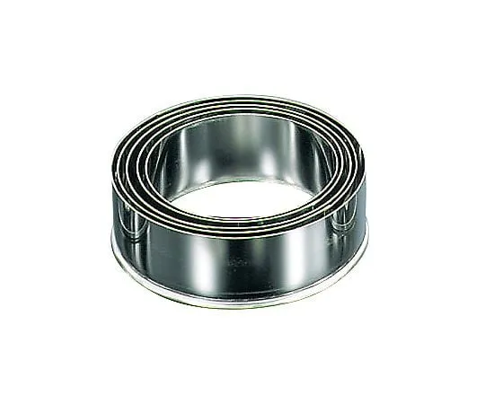 69-5191-55　18-0 Stainless Steel Putty Round 5pcs Set (#14~18)　3559901