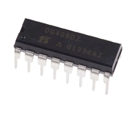 63-7649-43　DG408DJ-E3Vishay,模拟开关单8:1、15 V、18 V、24 V、28 V、16针PDIP　DG408DJ-E3