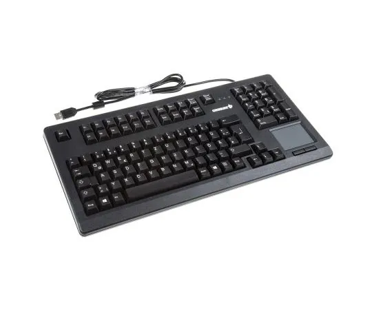 63-7613-52　樱桃黑线USB小型键盘，QWERTZ　G80-11900LUMDE-2