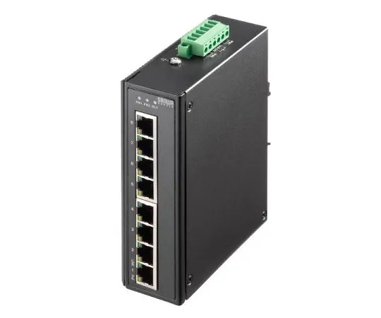68-1997-41　Industrial Gigabit PoE Switching Hub (rugged/8-port)　LAN-GIGAPOEFA83