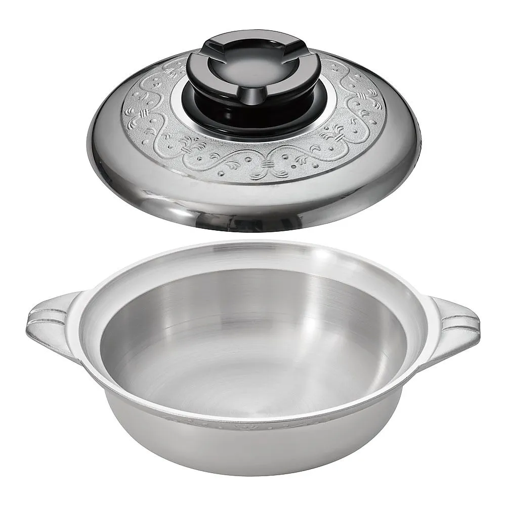 62-6787-39　Aluminum Deluxe Shallow Chili Pot 24 cm