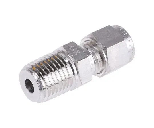 63-7539-81　直型连接器，外径6mm 1/4 NPT　M6MSC1/4N-316