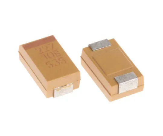 63-7650-80　凯美特钽电容器220μF10Vdc MnO2固体±10%耐受性T491系列　T491D227K010AT