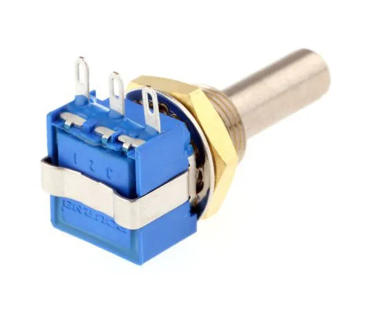 63-7609-62　Bourns1GangRotaryCermetPotentiometer用6mmDia。轴，1kΩ，±10%，1W,线性53RAA-R25-A10L　53RAA-R25-A10L