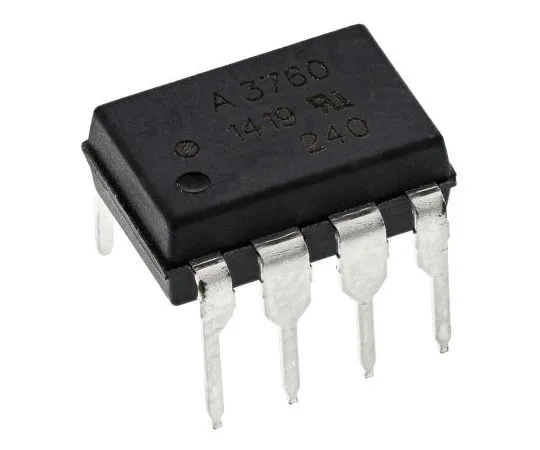 63-7628-59　Broadcom,HCPL-3760-000E交直流输入，Darlington输出光电耦合器，通孔，8针PDIP　HCPL-3760-000E