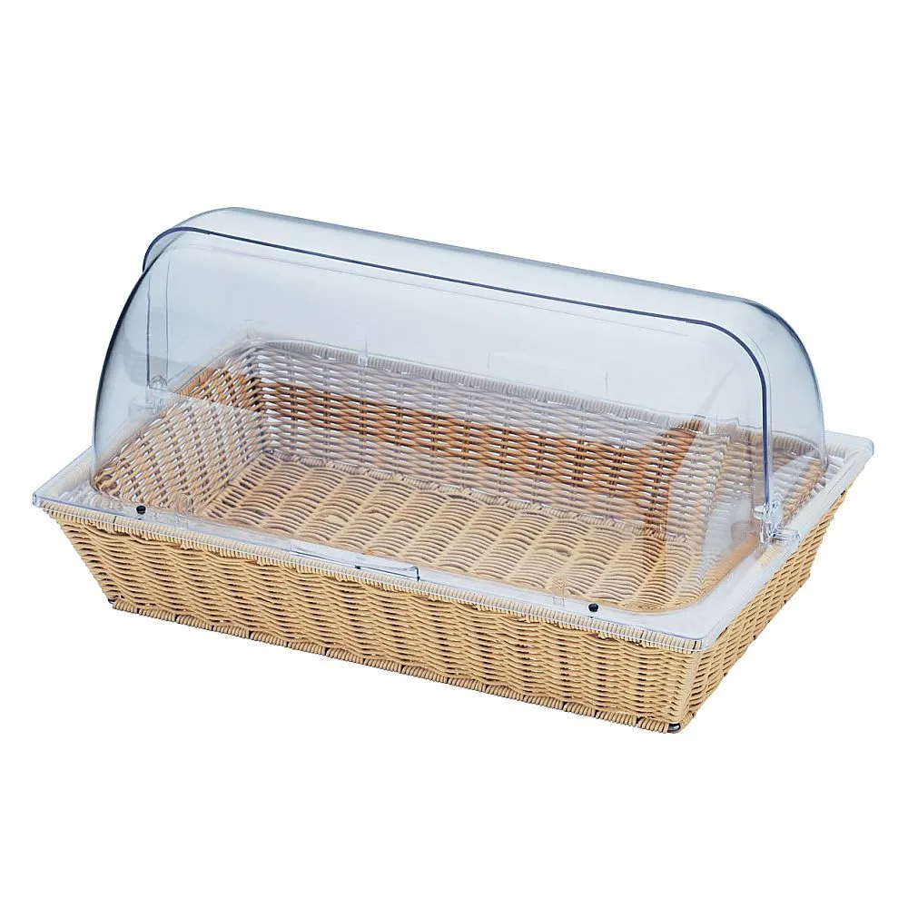 62-6692-89　PP Bakery Basket Length 1/1 w/Cover　BB-409-IV