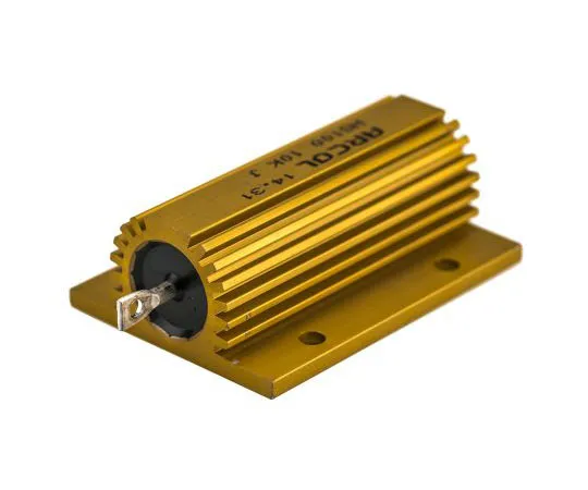 63-7637-24　ArcolHS100系列铝合金厚板轴向线材贴装电阻，10kΩ±5% 100W　HS100 10K J