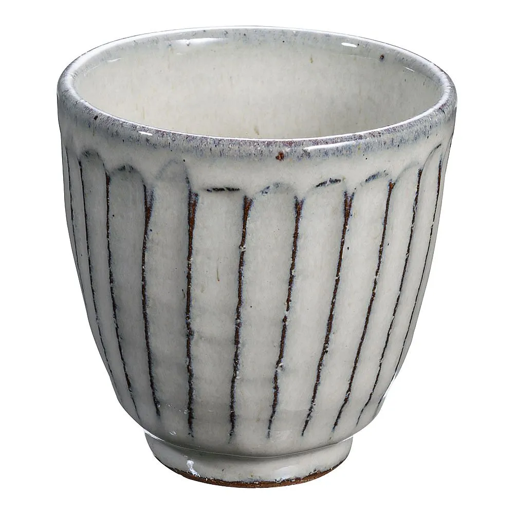 62-6844-58　White glazed hot water cup　D06-37