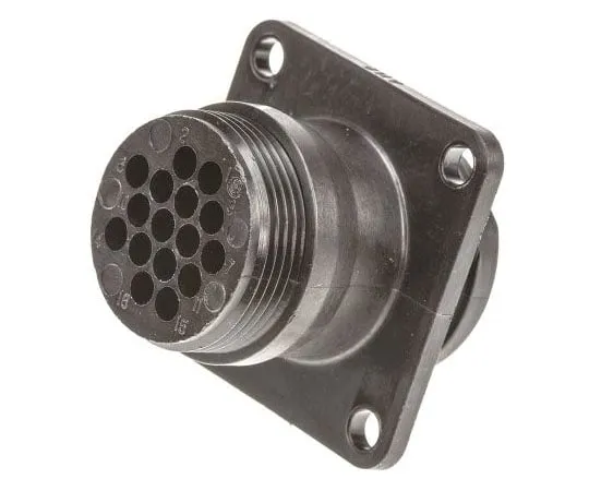 63-7504-43　TE ConnectiveCPC系列1系列面板安装连接器、16触点插头　206036-4