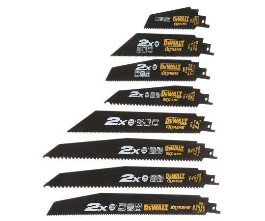 63-7675-63　DeWALT 228;203;152毫米长双金属切削，正向锯片，12片装　DT2441L-QZ
