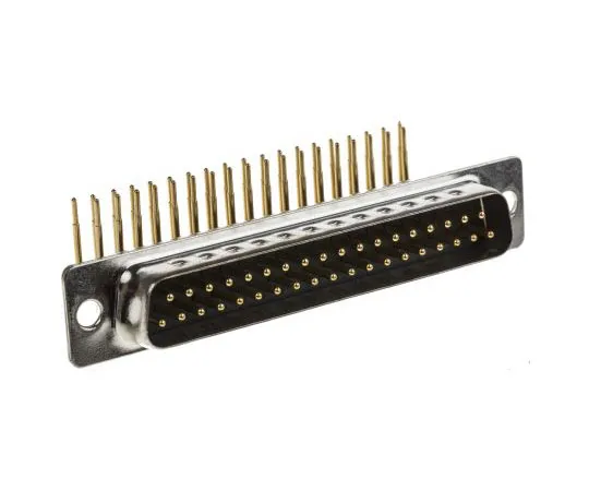 63-7612-58　RS 37直角通孔PCBD-副连接器插头，2.77毫米间距　528-3682