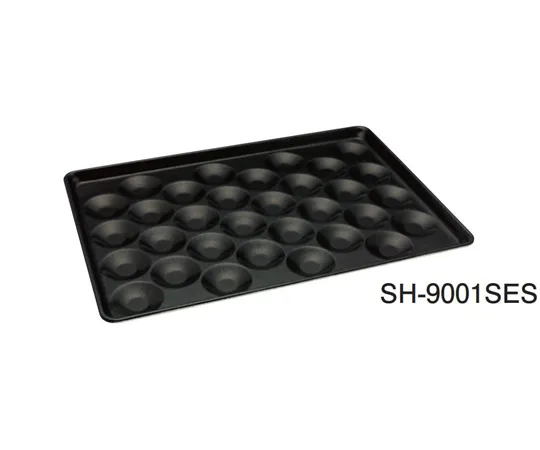 67-2397-51　Non-stick Processing Aluminum Egg Bread Sheet Tray Size (For 32 Pieces)　SH-9001SES