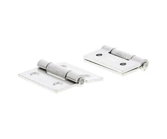 63-7550-45　带铆钉螺钉的原不锈钢方形铰链，40mm x 40mm x 2mm　52-A-3872