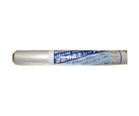 63-1518-94　Curing Sheet for Painting W Width 900 mm x Thickness 0.01 mm x Length 100 m　CS-006