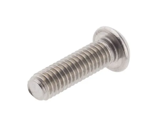 63-7642-56　普通纽扣不锈钢防夹安全螺丝，M6 x 20mm　621-2855