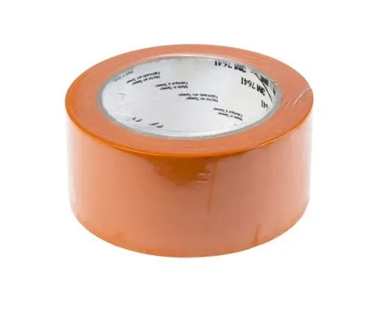 63-7527-21　3M 764 Orange Vinyl Lane标记胶带，50mm x 33m　24 688