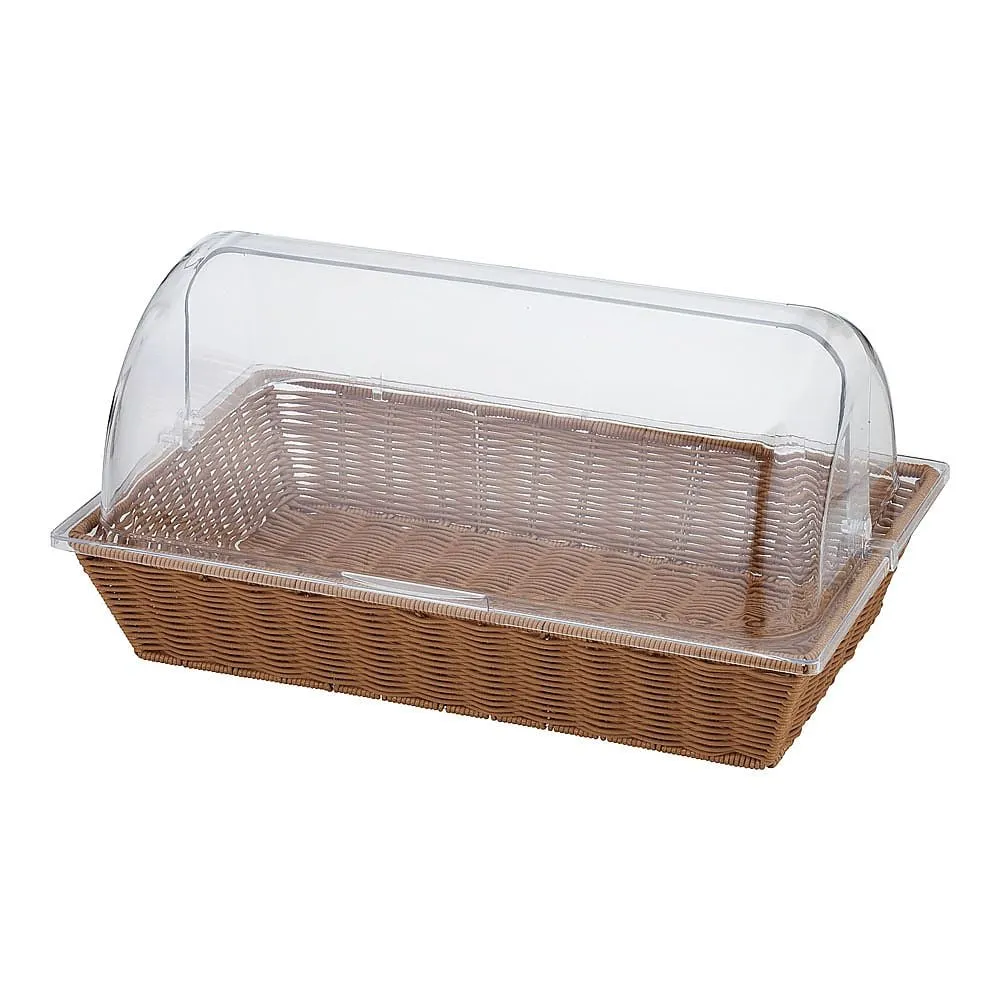 65-3878-17　PP Bakery Basket Length 1/1 w/Cover　BB-412BR