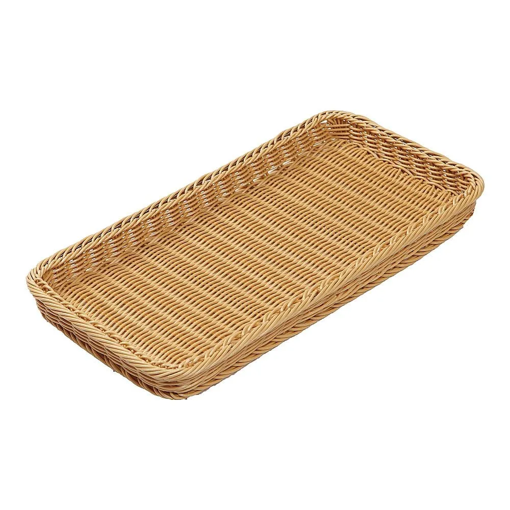 62-6582-28　PP Bakery Basket Thin Type 20 Ivory　BB-4020-IV