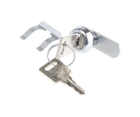 63-7518-13　Euro-Locksa Lowe&Fletcher Group公司Panel to Tongue Depth 9.5mm Zamak Chrome Plated Camlock, Key to unlock　F292-03-2