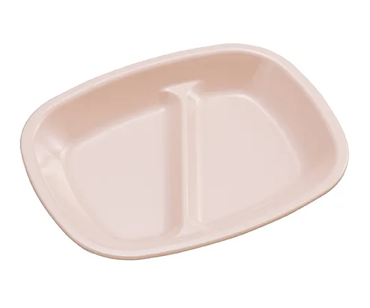 62-9961-85　Square Partition Plate (Large) Pink　PK-114