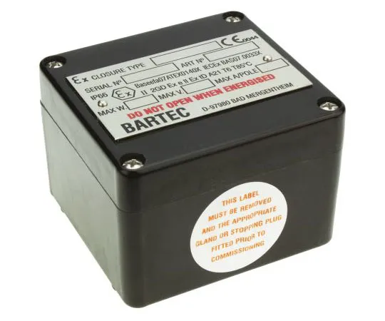 63-7616-30　Bartec GB连接盒，IP66, 80mm x 75mm x 55mm　GB80