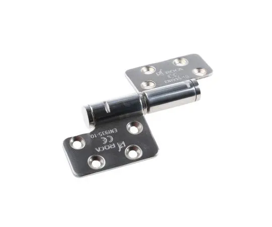 63-7496-98　ROCA刷不锈钢铰链与提升销左撇子螺丝，123mm x 84mm x 3mm　92 80 86