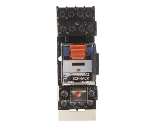 63-7586-70　TEConnectivityPT4PDT非锁定继电器DIN导轨，12V直流线圈，6A　PT5S8LB2 5-1415075-1