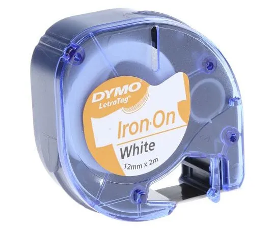 63-7556-56　Dymo Black on White Label Printer Tape, 12 mm Width, 2 m Length　S0718850