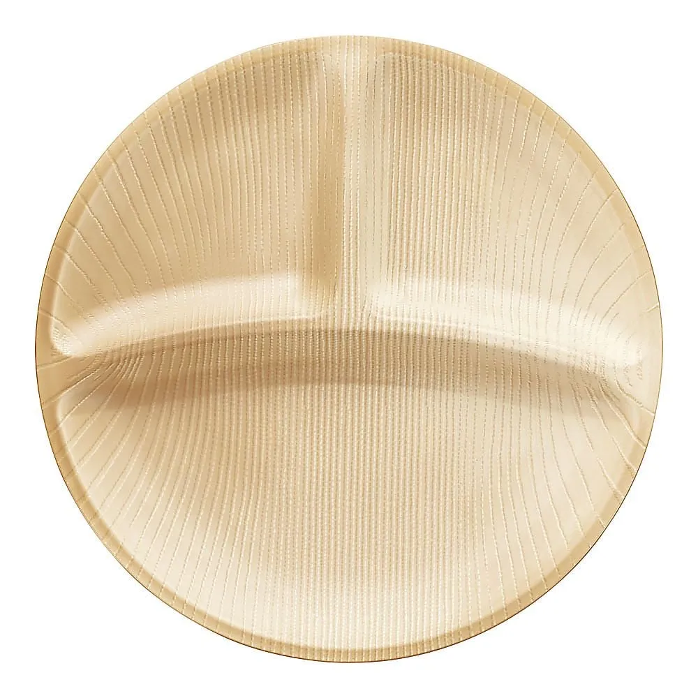 62-6852-25　Wallna 3 Pieces Partition Plate 25 cm Natural