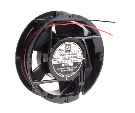 63-7641-57　RS PRO轴向风扇，172 x 51mm, 235cfm,23.28W, 24 V直流　619-6674