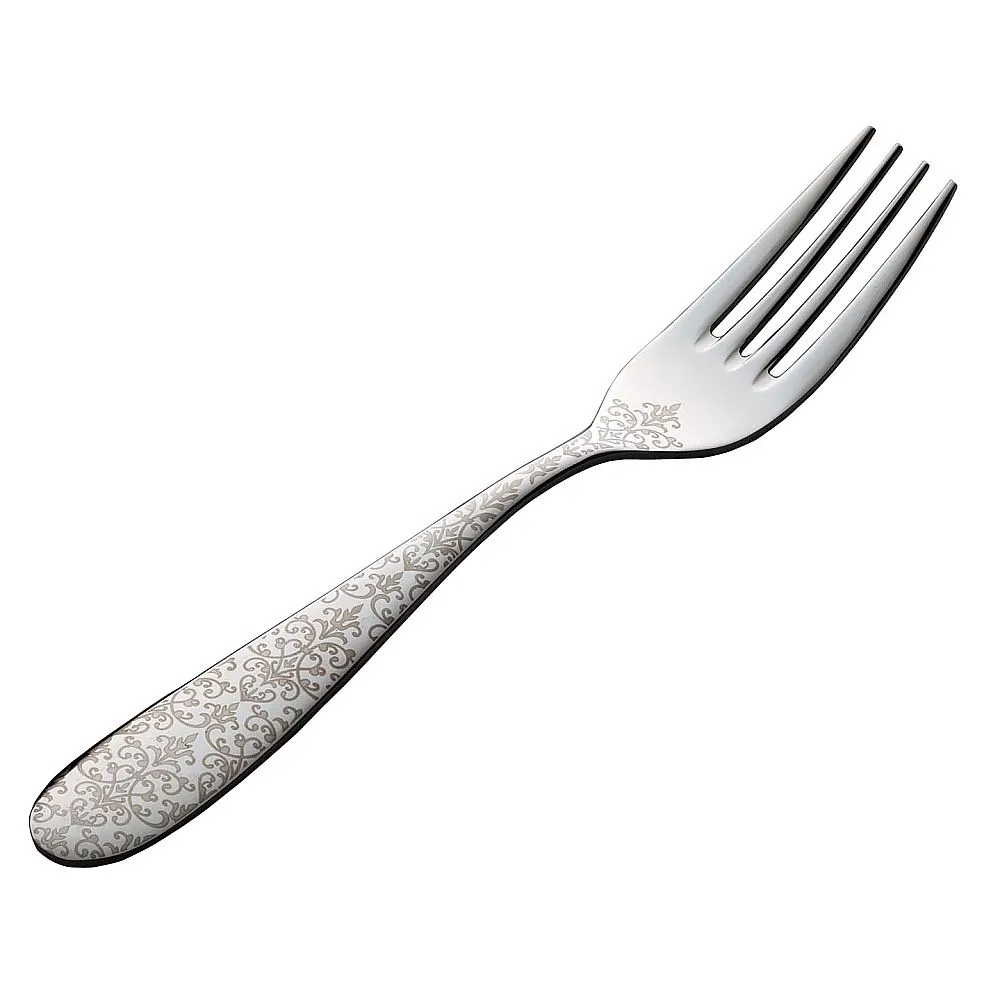 62-6720-56　(18-8) Bono European A White Dessert Fork　MX-7