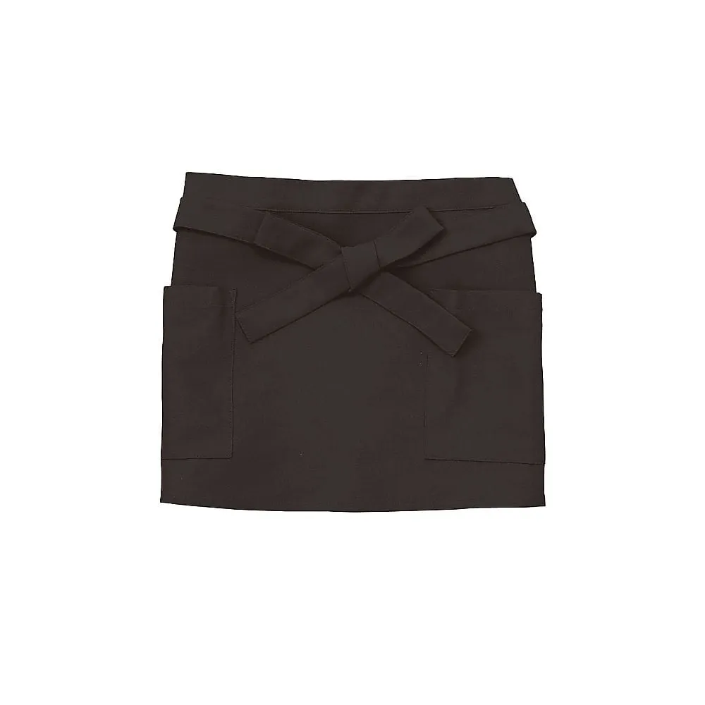 62-6641-28　Japanese-style Lower Waist Apron Black　SB95