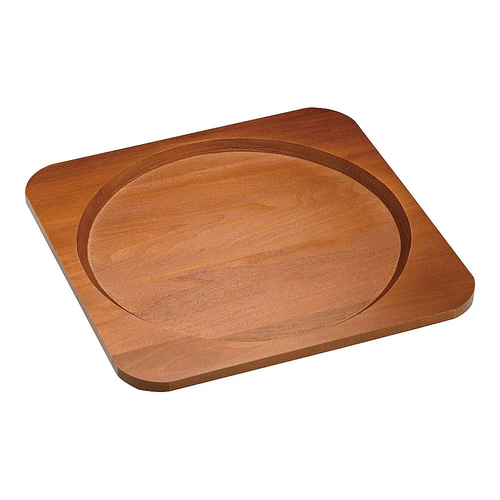 62-6731-14　Paella Nabe Special Wooden Platform 32 cm