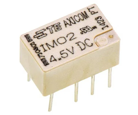 63-7536-20　TE ConnectivityIM DPDT非锁定继电器PCB安装，4.5V直流线圈，2A　IM02TS