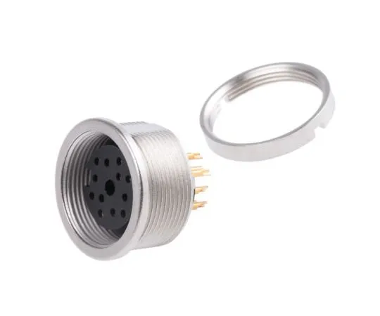 63-7615-70　Lumberg 12极顶插座，DIN EN 60529, 5A, 60 V acIP68　0304 12