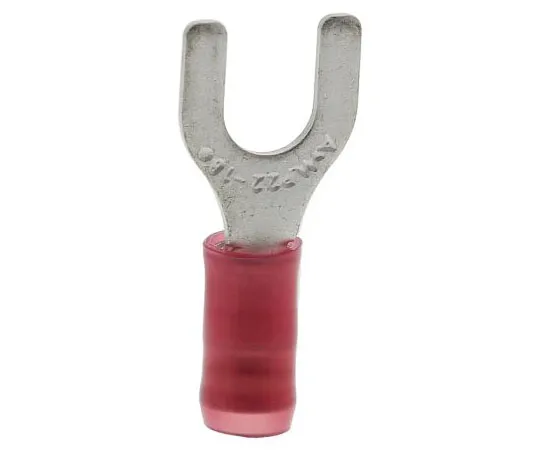 63-7557-34　TEConnectivityPIDG系列绝缘压痕铁锹连接器，0.26mm2至1.65mm2,22AWG至16AWG,M5螺柱尺寸尼龙，红色　32051