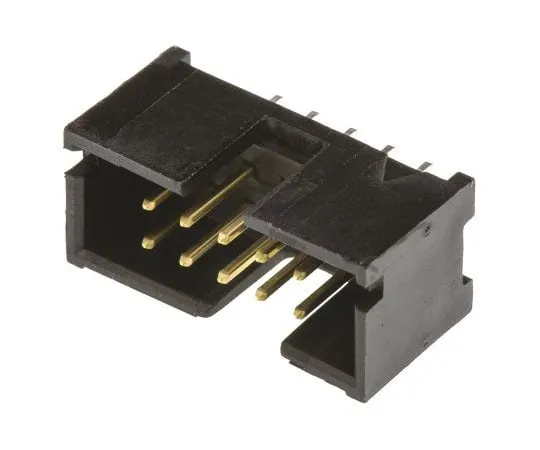 63-7553-90　TE ConnectivityAMP-LATCH系列，2.54毫米间距，10道2列铺装直线板报头，通孔　5103308-1