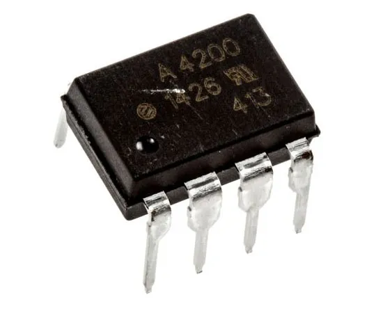 63-7628-62　Broadcom,HCPL-4200-000E直流输入逻辑门输出光耦合器，通孔，8针PDIP　HCPL-4200-000E