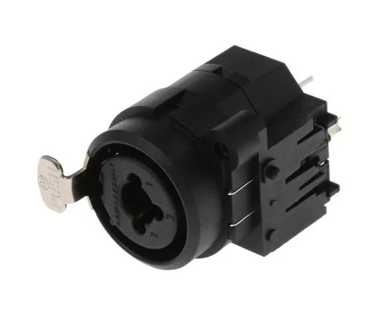 63-7550-59　Neutrik 3路底盘安装XLR连接器，女，镀镍触点上的金，50 V　NCJ6FIS