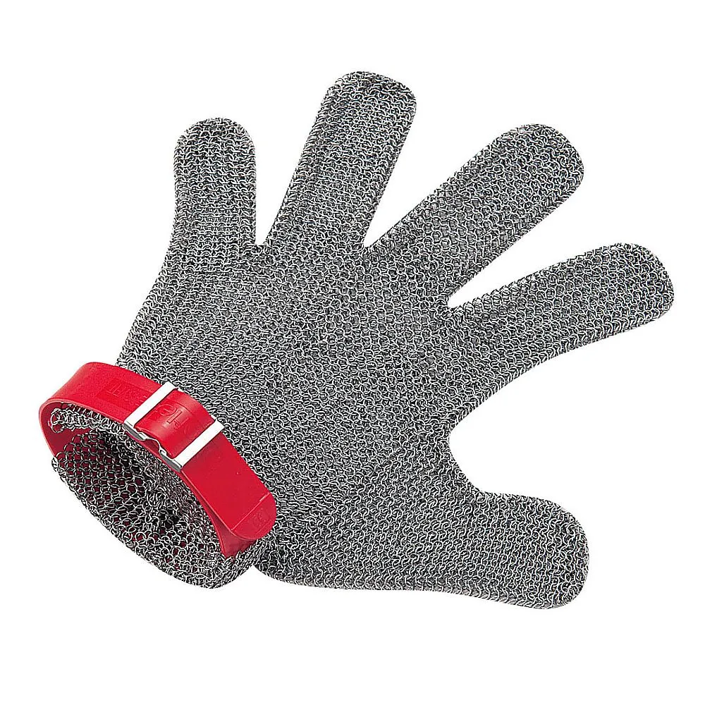 62-6628-42　Niloflex Mesh Gloves 5 Fingers SS For Left Hand (Green)　SS5L-EF