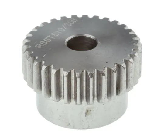 63-7607-29　RS PRO不锈钢30齿轮齿距30mm。25毫米轮毂直径。, 8→16mm Bore Diam。　521-6761