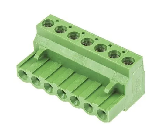 63-7506-08　TEConnectionNon-FusedTerminal 铝块，7Way/Pole, Screw Down Terminals, 30→12 AWG Cable Mount, Nylon, 300。　796634-7