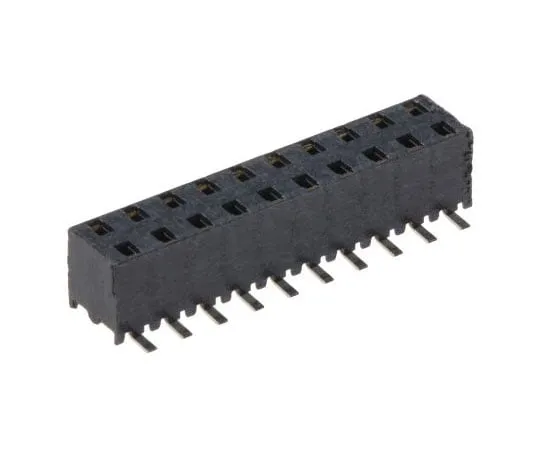 63-7596-07　Samtec MMS系列2毫米间距20道2线直PCB插座，表面贴装，焊点终止　MMS-110-02-L-DV