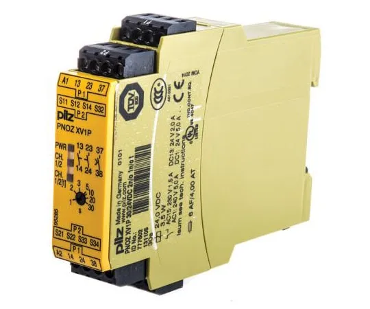 63-7583-11　皮尔兹PNOZXV1P 24 V直流安全继电器单通道或双通道2安全触点　777602