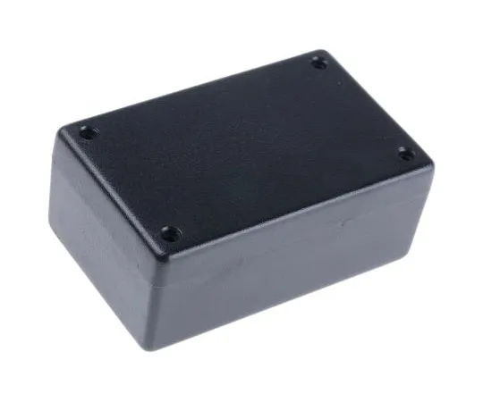 63-7612-98　Hammond 1594, ABS外壳，IP54, 106.5 x 66 x 45.4mm　1594CBK