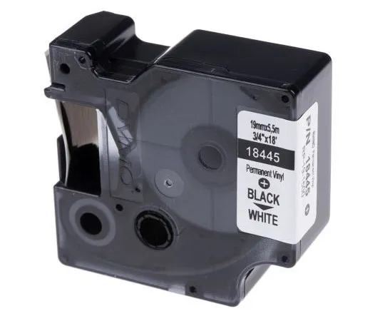 63-7571-23　Dymo Black on White Label Printer Tape,宽19 mm,长5.5 m　S0718620