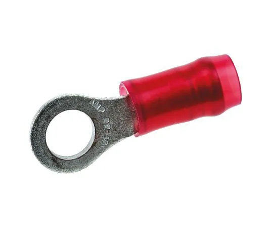 63-7681-30　TE Connectivity PIDG系列绝缘压紧环端子，M4螺柱尺寸，0.26mm2至1.65mm2线材尺寸，红色　31886